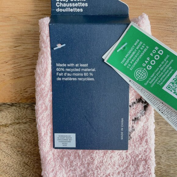 Gap cozy crew fuzzy socks L/XL - Picture 7 of 9
